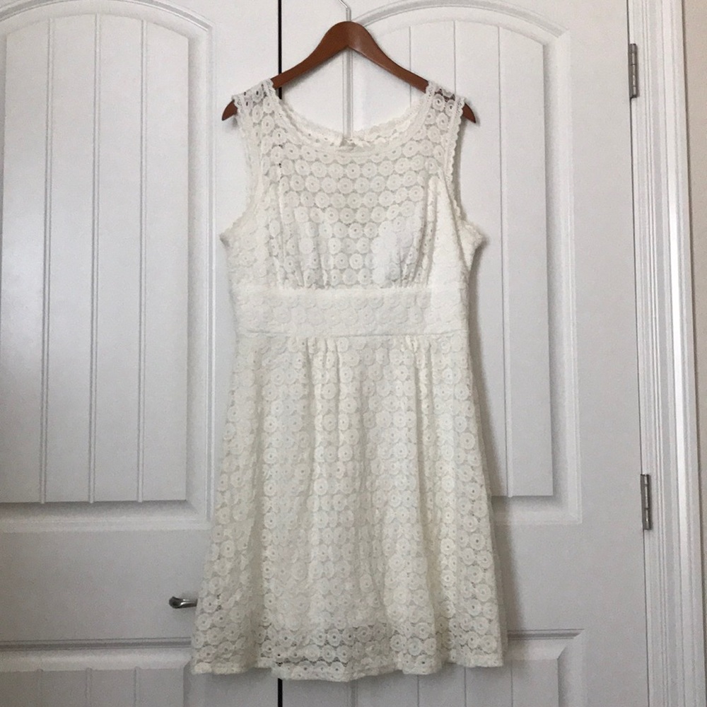 White Lace Summer Dress